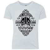 T-Shirts Heather White / YXS Lucha Knight Youth Triblend T-Shirt
