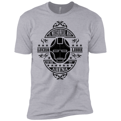 T-Shirts Heather Grey / YXS Lucha Mechanical Man Boys Premium T-Shirt