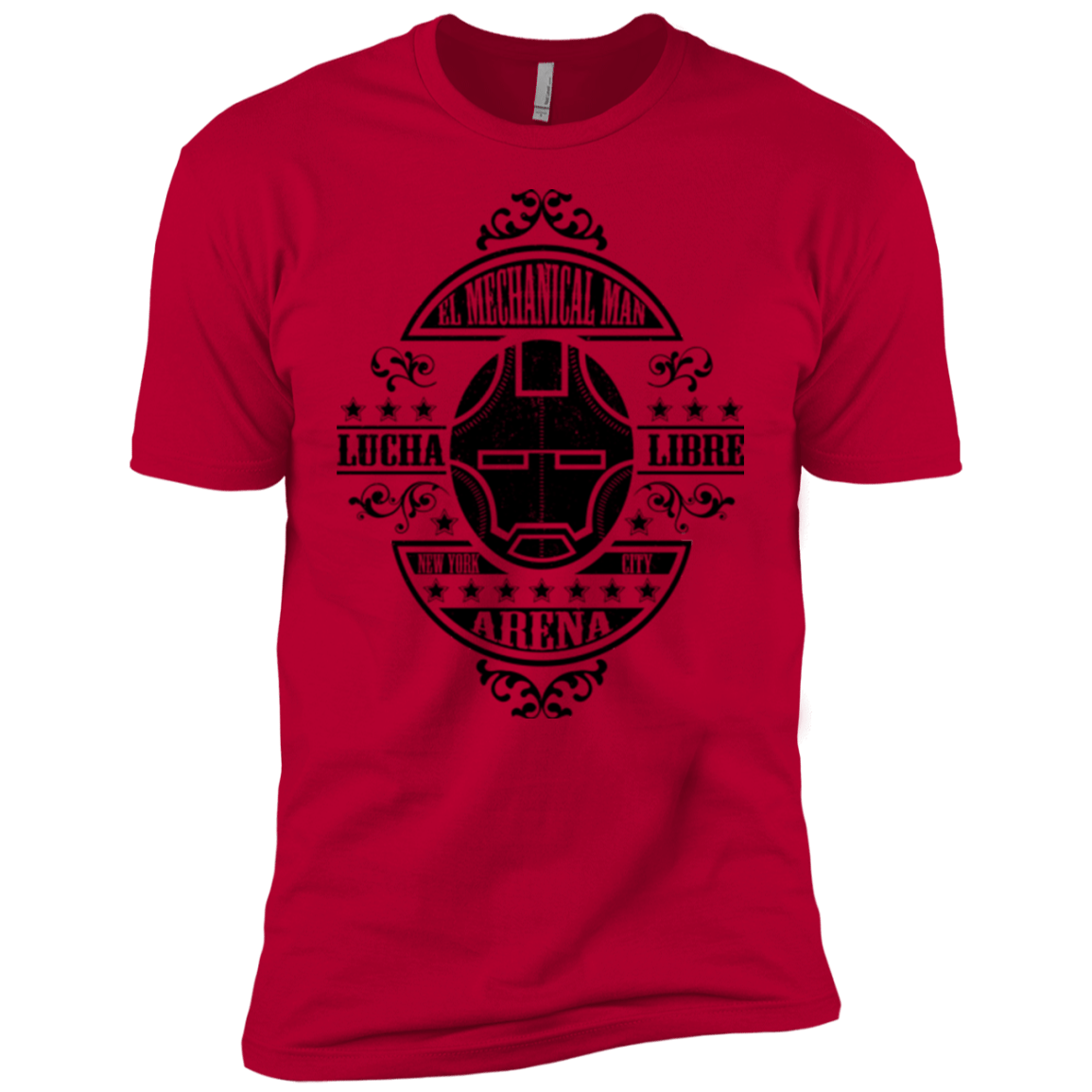 T-Shirts Red / YXS Lucha Mechanical Man Boys Premium T-Shirt