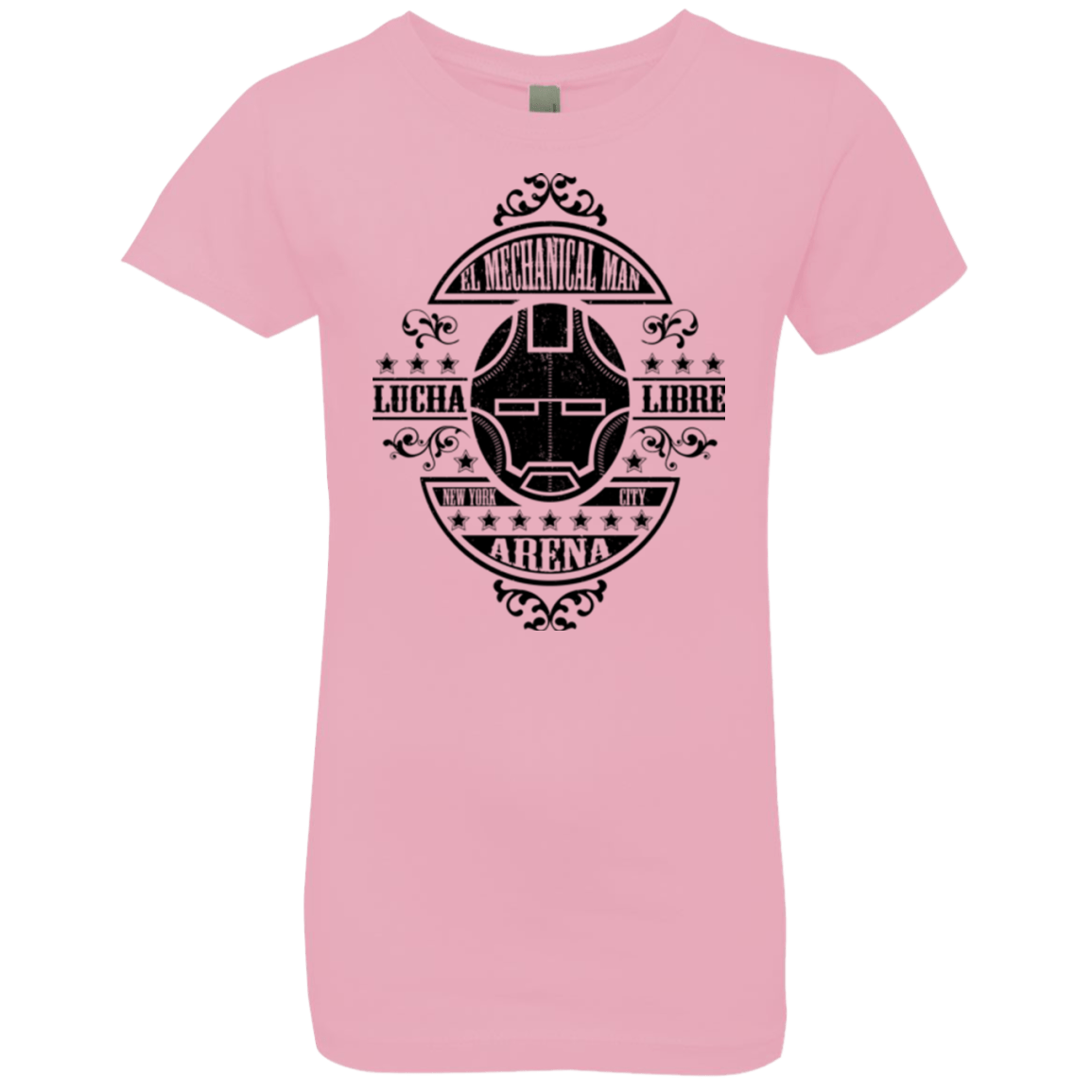 T-Shirts Light Pink / YXS Lucha Mechanical Man Girls Premium T-Shirt