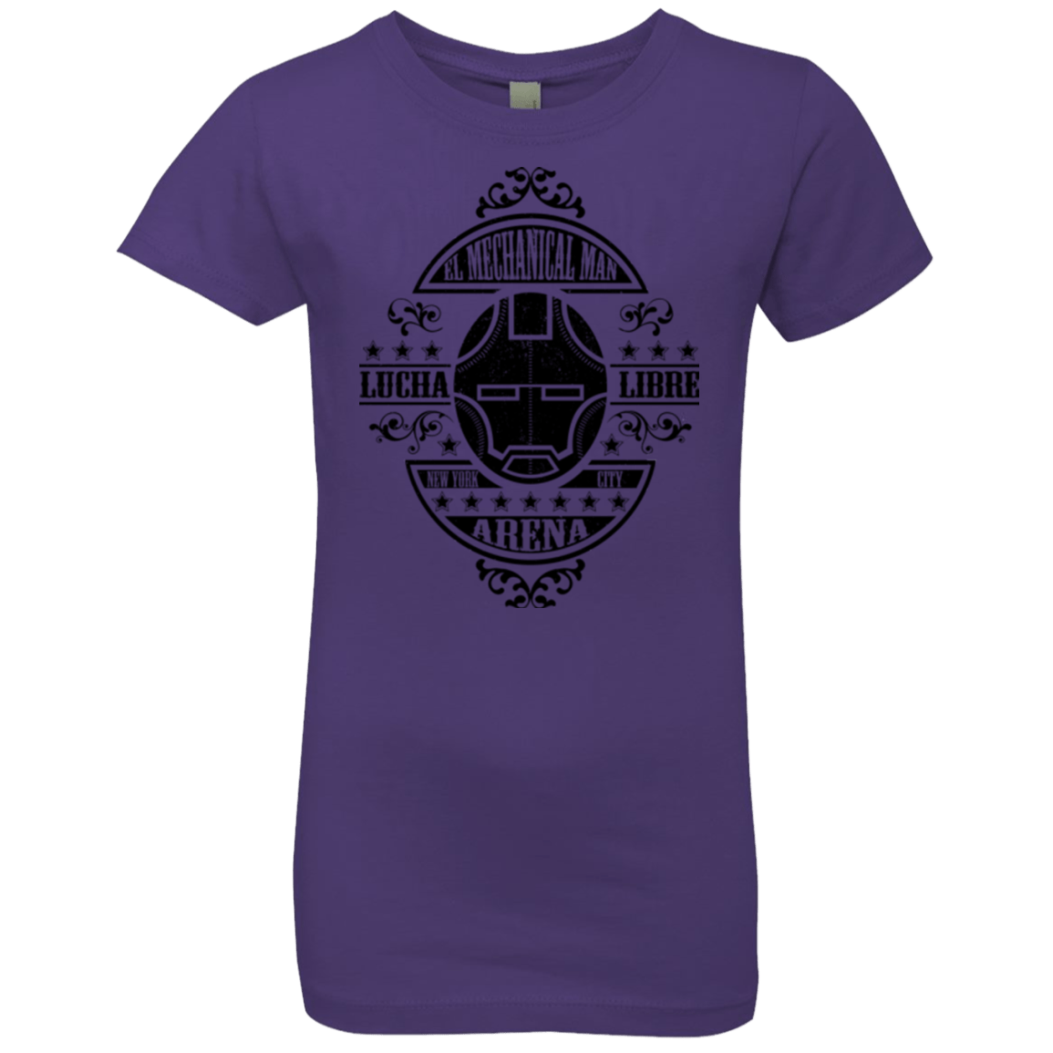 T-Shirts Purple Rush / YXS Lucha Mechanical Man Girls Premium T-Shirt