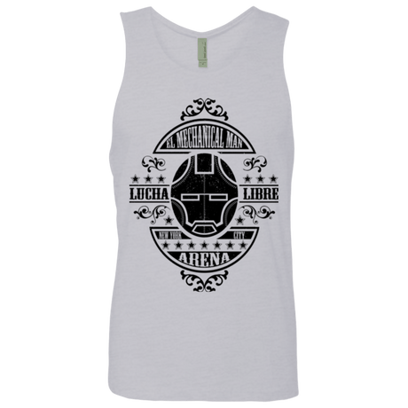 T-Shirts Heather Grey / Small Lucha Mechanical Man Men's Premium Tank Top