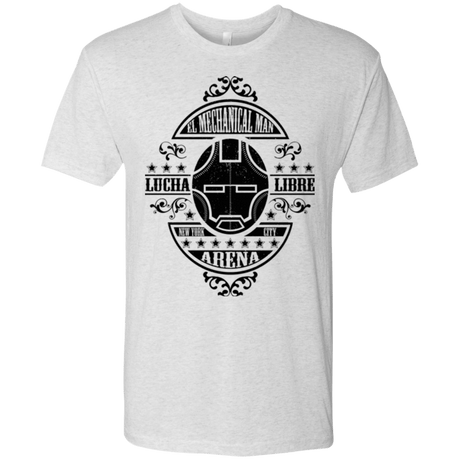 T-Shirts Heather White / Small Lucha Mechanical Man Men's Triblend T-Shirt