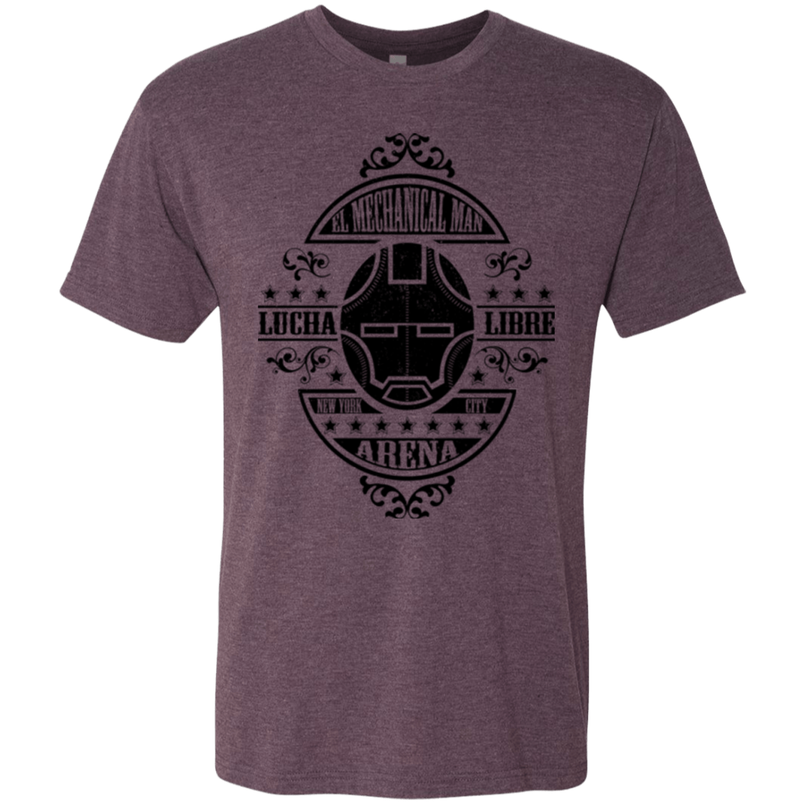 T-Shirts Vintage Purple / Small Lucha Mechanical Man Men's Triblend T-Shirt