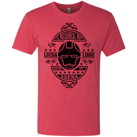 T-Shirts Vintage Red / Small Lucha Mechanical Man Men's Triblend T-Shirt
