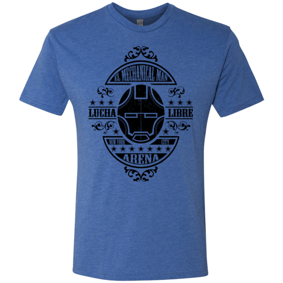 T-Shirts Vintage Royal / Small Lucha Mechanical Man Men's Triblend T-Shirt