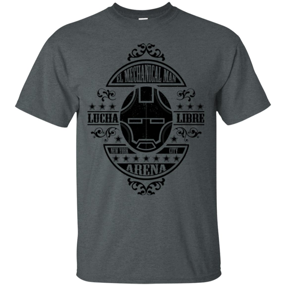 T-Shirts Dark Heather / Small Lucha Mechanical Man T-Shirt