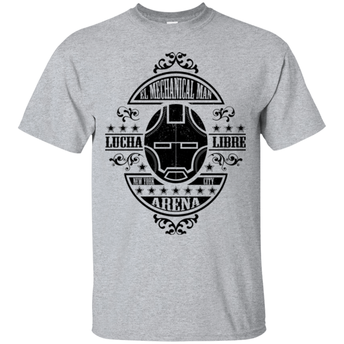 T-Shirts Sport Grey / Small Lucha Mechanical Man T-Shirt