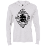 T-Shirts Heather White / X-Small Lucha Mechanical Man Triblend Long Sleeve Hoodie Tee