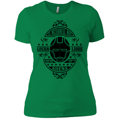 T-Shirts Kelly Green / X-Small Lucha Mechanical Man Women's Premium T-Shirt