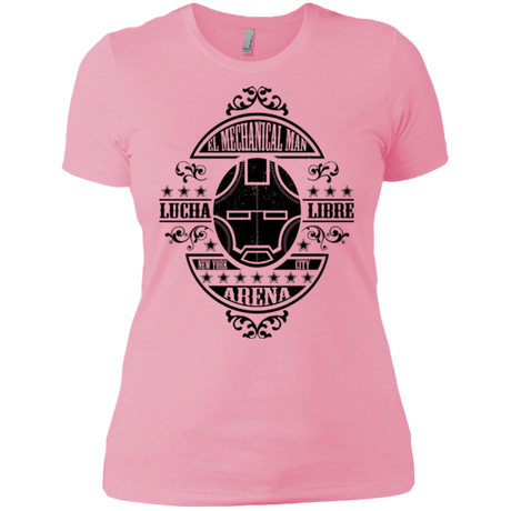 T-Shirts Light Pink / X-Small Lucha Mechanical Man Women's Premium T-Shirt