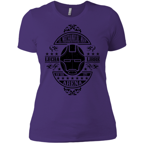 T-Shirts Purple / X-Small Lucha Mechanical Man Women's Premium T-Shirt