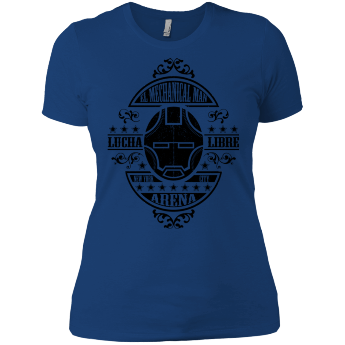 T-Shirts Royal / X-Small Lucha Mechanical Man Women's Premium T-Shirt