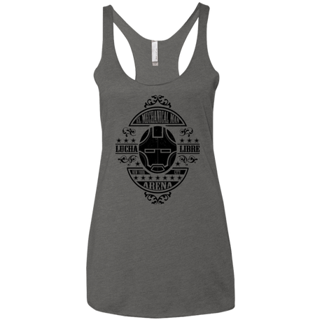 T-Shirts Premium Heather / X-Small Lucha Mechanical Man Women's Triblend Racerback Tank