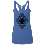 T-Shirts Vintage Royal / X-Small Lucha Mechanical Man Women's Triblend Racerback Tank