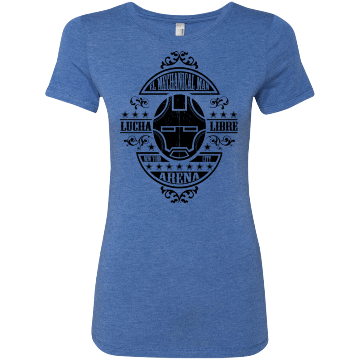 T-Shirts Vintage Royal / Small Lucha Mechanical Man Women's Triblend T-Shirt
