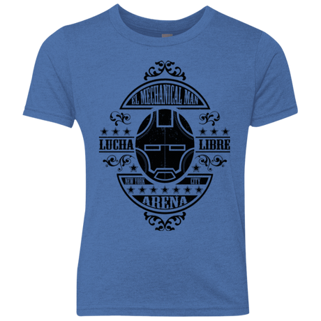 T-Shirts Vintage Royal / YXS Lucha Mechanical Man Youth Triblend T-Shirt
