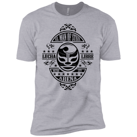 T-Shirts Heather Grey / YXS luchamanofsteel Boys Premium T-Shirt