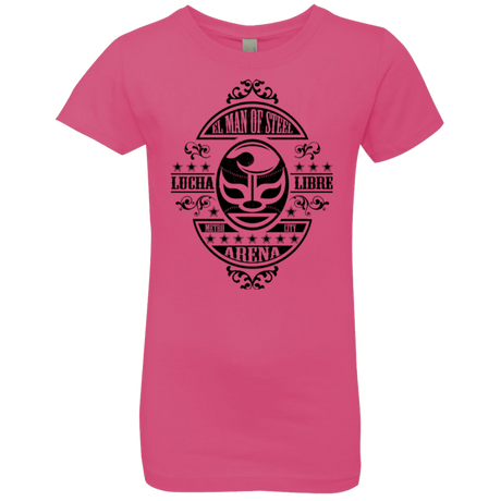 T-Shirts Hot Pink / YXS luchamanofsteel Girls Premium T-Shirt