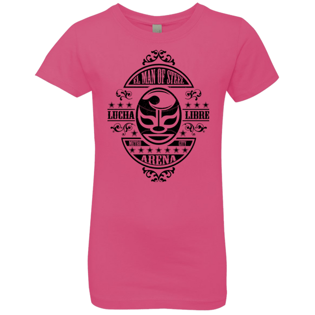 T-Shirts Hot Pink / YXS luchamanofsteel Girls Premium T-Shirt