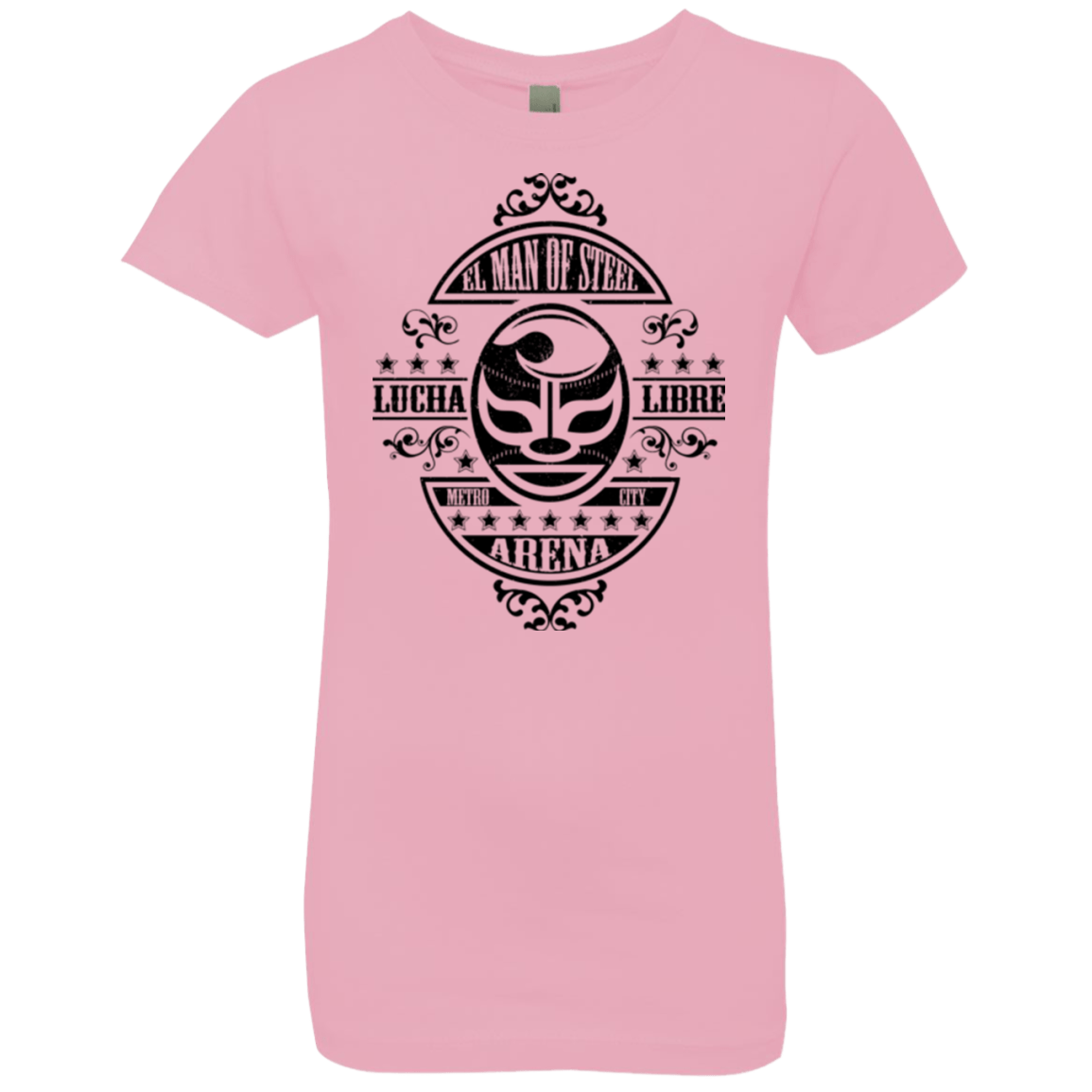 T-Shirts Light Pink / YXS luchamanofsteel Girls Premium T-Shirt