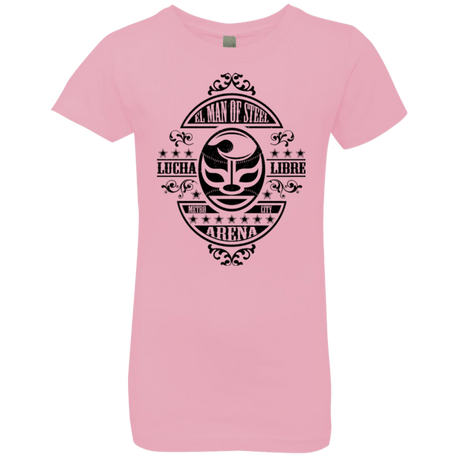 T-Shirts Light Pink / YXS luchamanofsteel Girls Premium T-Shirt