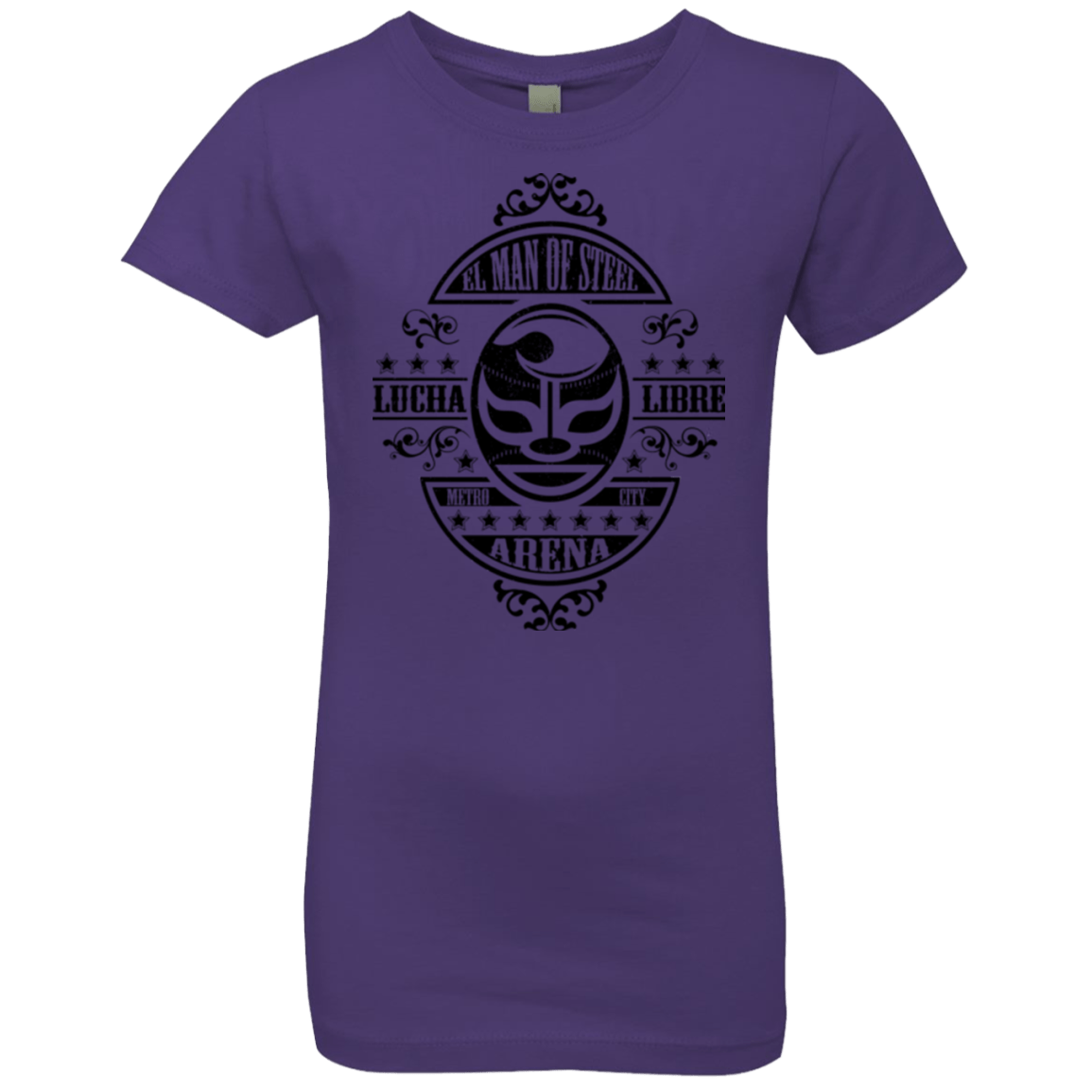 T-Shirts Purple Rush / YXS luchamanofsteel Girls Premium T-Shirt