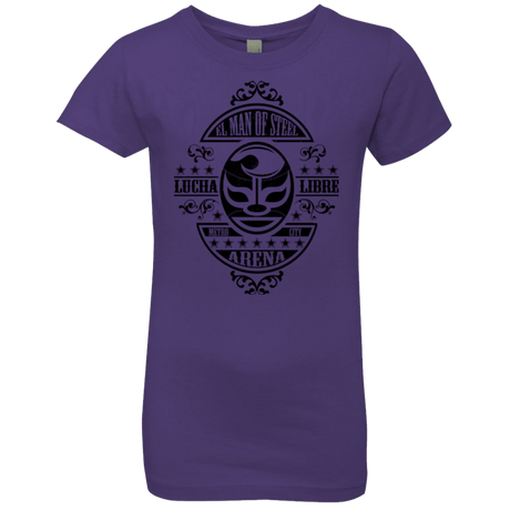 T-Shirts Purple Rush / YXS luchamanofsteel Girls Premium T-Shirt