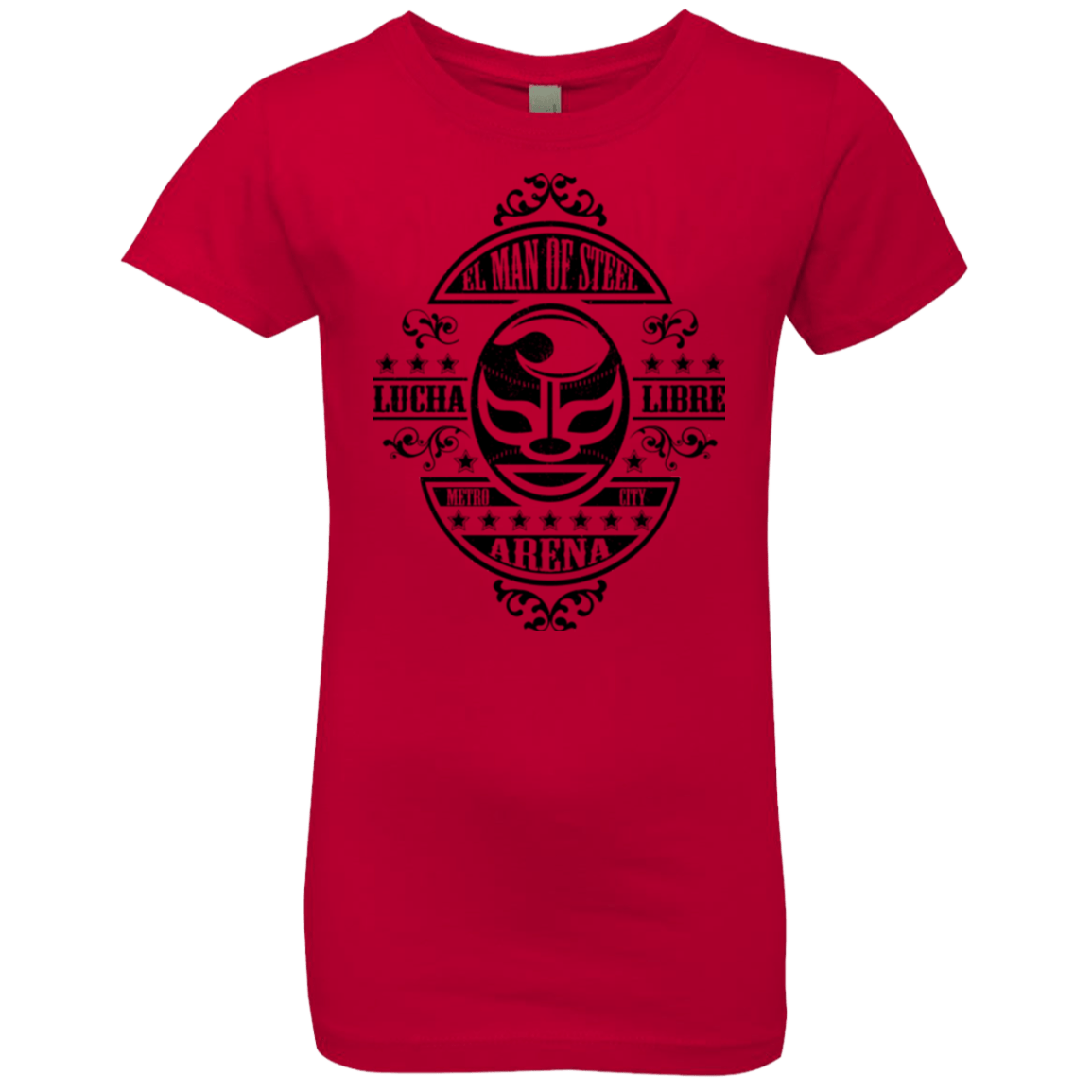 T-Shirts Red / YXS luchamanofsteel Girls Premium T-Shirt
