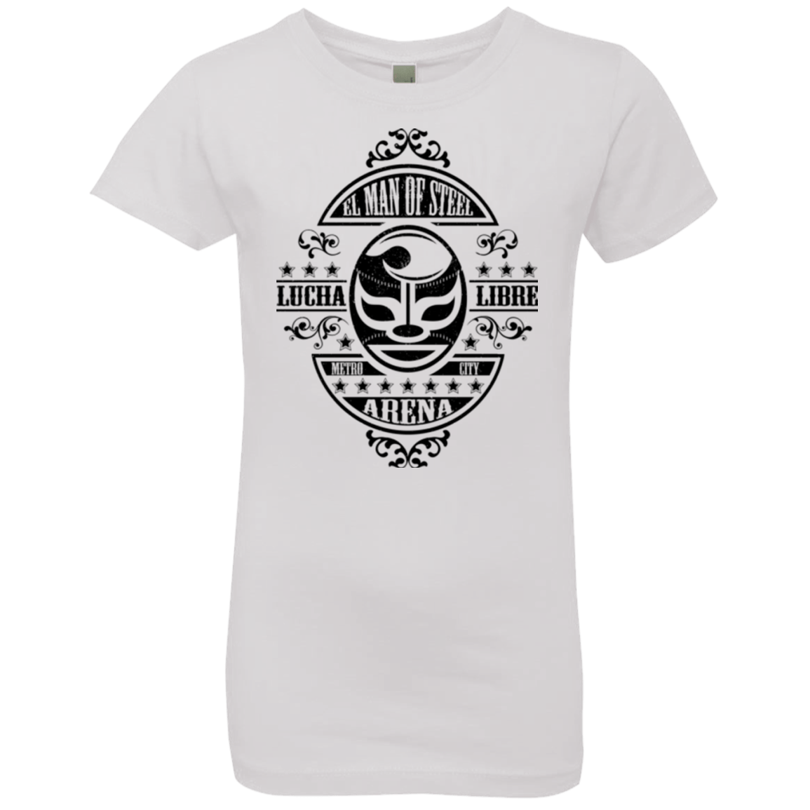 T-Shirts White / YXS luchamanofsteel Girls Premium T-Shirt