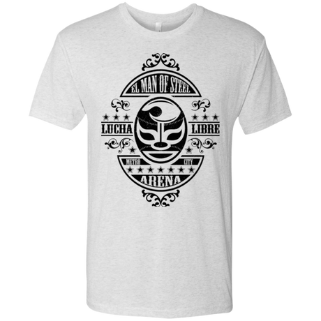 T-Shirts Heather White / Small luchamanofsteel Men's Triblend T-Shirt