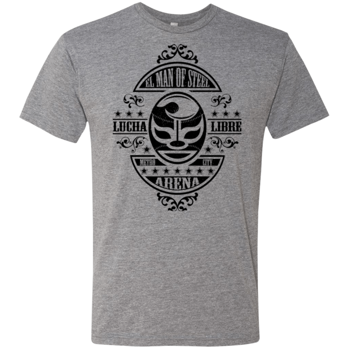 T-Shirts Premium Heather / Small luchamanofsteel Men's Triblend T-Shirt