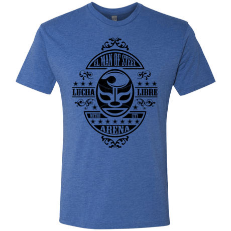 T-Shirts Vintage Royal / Small luchamanofsteel Men's Triblend T-Shirt