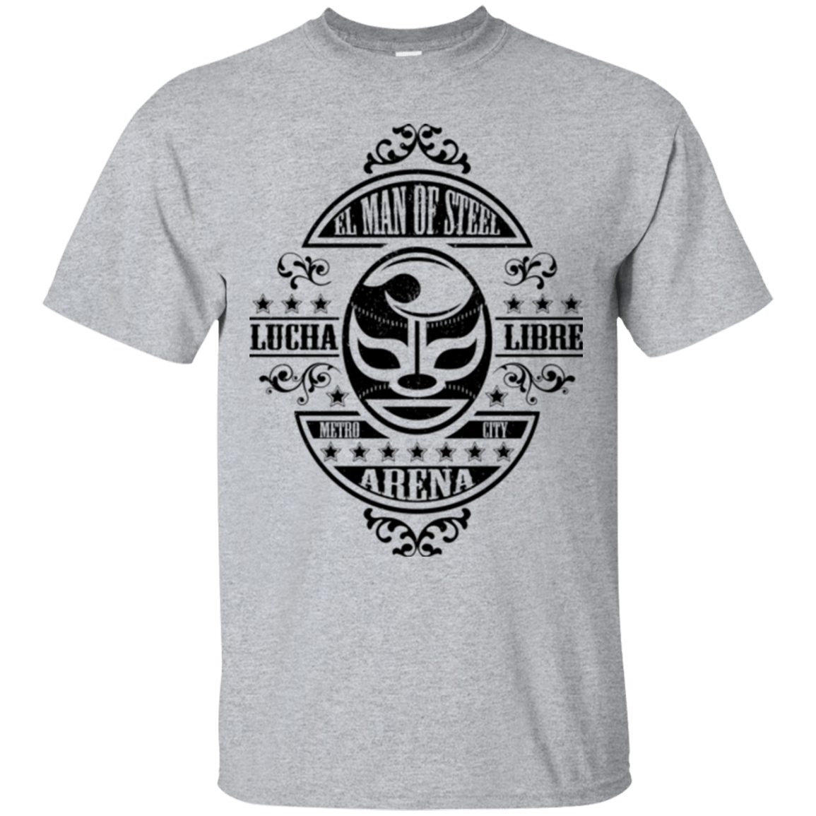 T-Shirts Sport Grey / Small luchamanofsteel T-Shirt