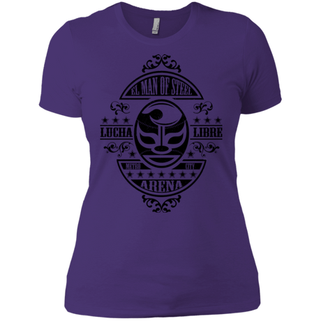 T-Shirts Purple / X-Small luchamanofsteel Women's Premium T-Shirt