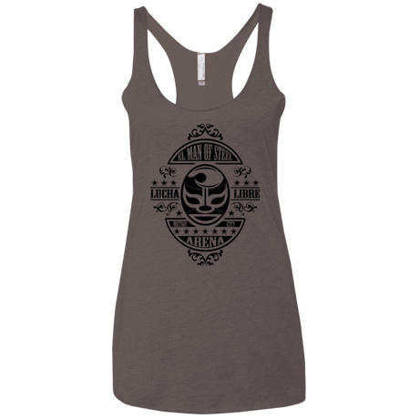 T-Shirts Macchiato / X-Small luchamanofsteel Women's Triblend Racerback Tank