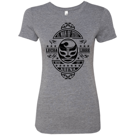 T-Shirts Premium Heather / Small luchamanofsteel Women's Triblend T-Shirt