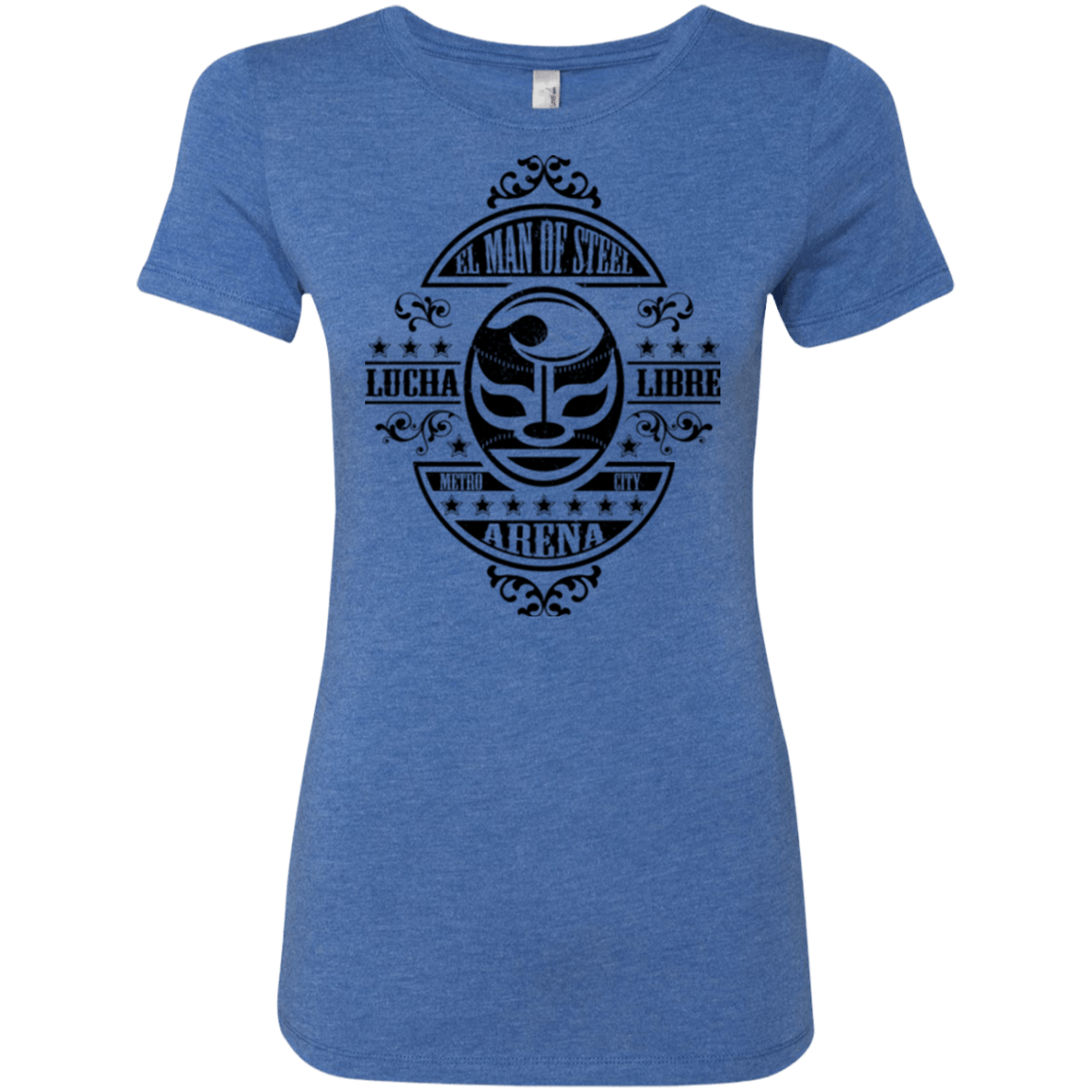 T-Shirts Vintage Royal / Small luchamanofsteel Women's Triblend T-Shirt
