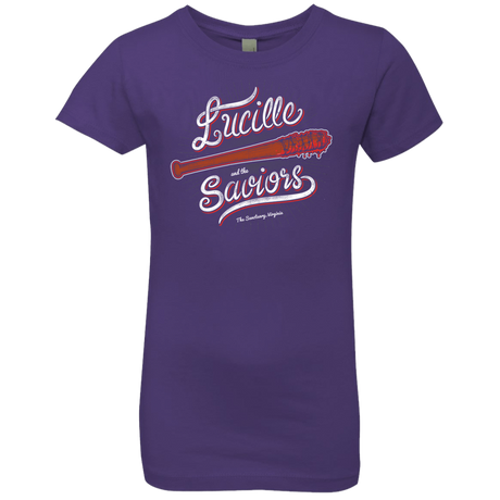 T-Shirts Purple Rush / YXS Lucille and the Saviors Girls Premium T-Shirt