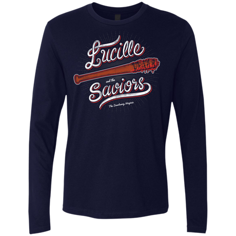 T-Shirts Midnight Navy / Small Lucille and the Saviors Men's Premium Long Sleeve