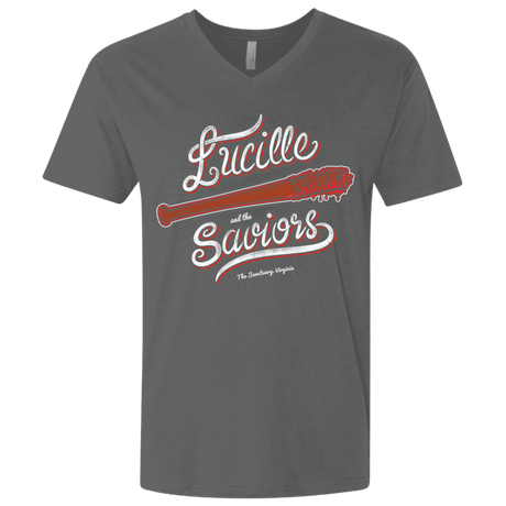 T-Shirts Heavy Metal / X-Small Lucille and the Saviors Men's Premium V-Neck