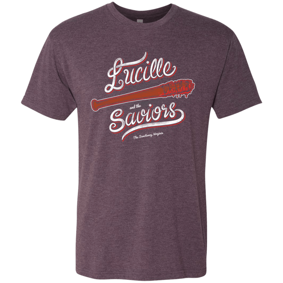 T-Shirts Vintage Purple / Small Lucille and the Saviors Men's Triblend T-Shirt