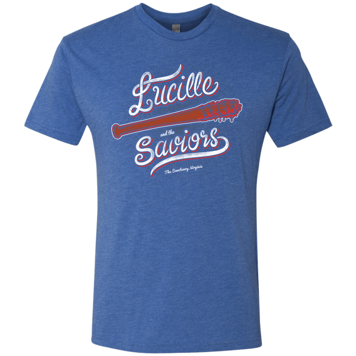 T-Shirts Vintage Royal / Small Lucille and the Saviors Men's Triblend T-Shirt
