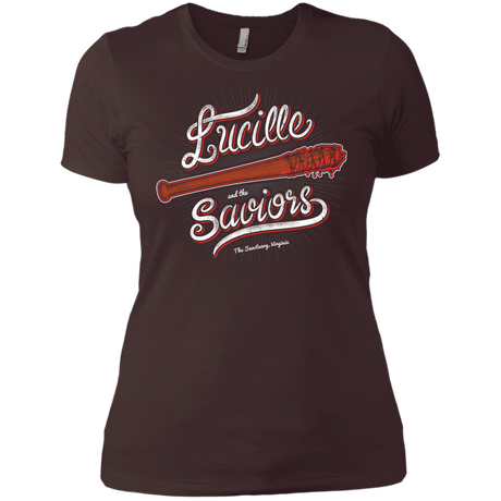 T-Shirts Dark Chocolate / X-Small Lucille and the Saviors Women's Premium T-Shirt