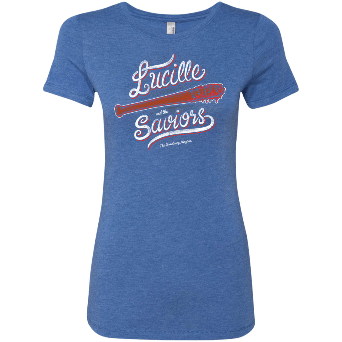 T-Shirts Vintage Royal / Small Lucille and the Saviors Women's Triblend T-Shirt