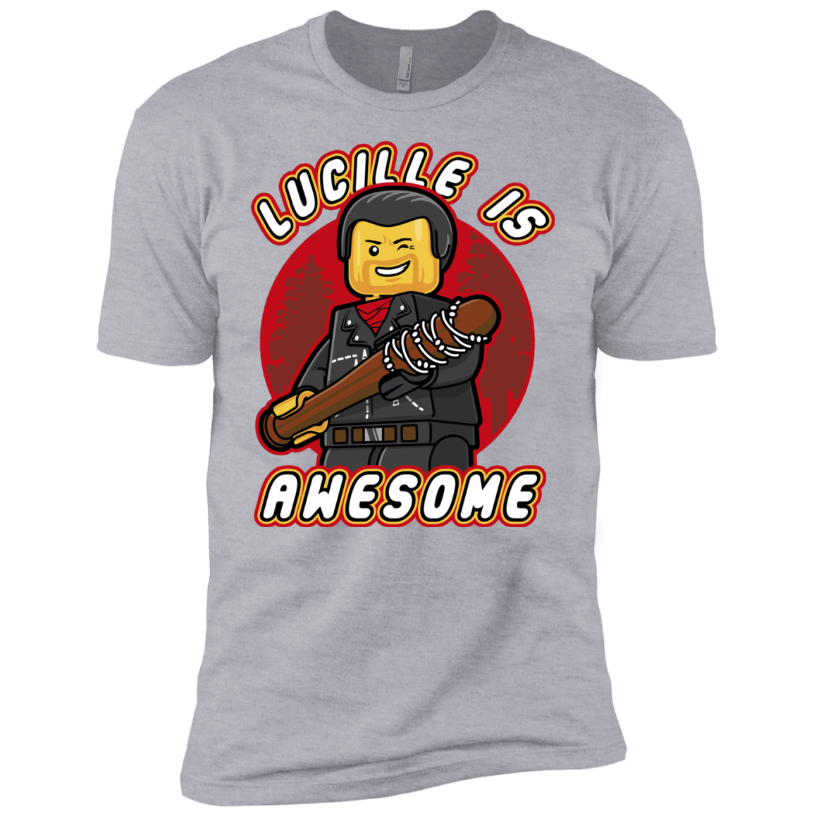 T-Shirts Heather Grey / YXS Lucille is Awesome Boys Premium T-Shirt