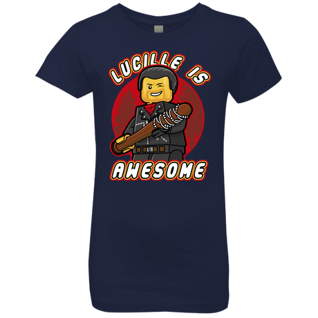 T-Shirts Midnight Navy / YXS Lucille is Awesome Girls Premium T-Shirt