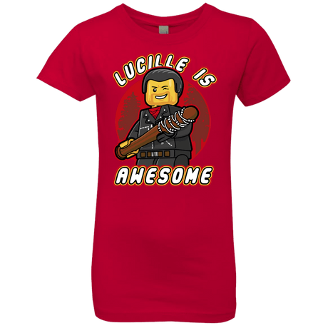 T-Shirts Red / YXS Lucille is Awesome Girls Premium T-Shirt