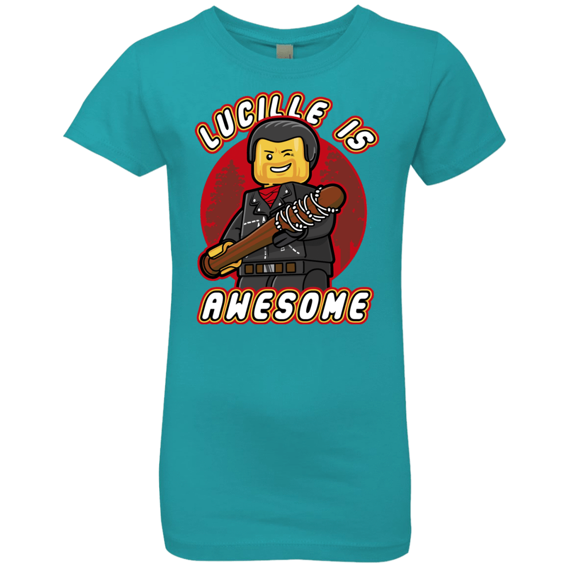 T-Shirts Tahiti Blue / YXS Lucille is Awesome Girls Premium T-Shirt