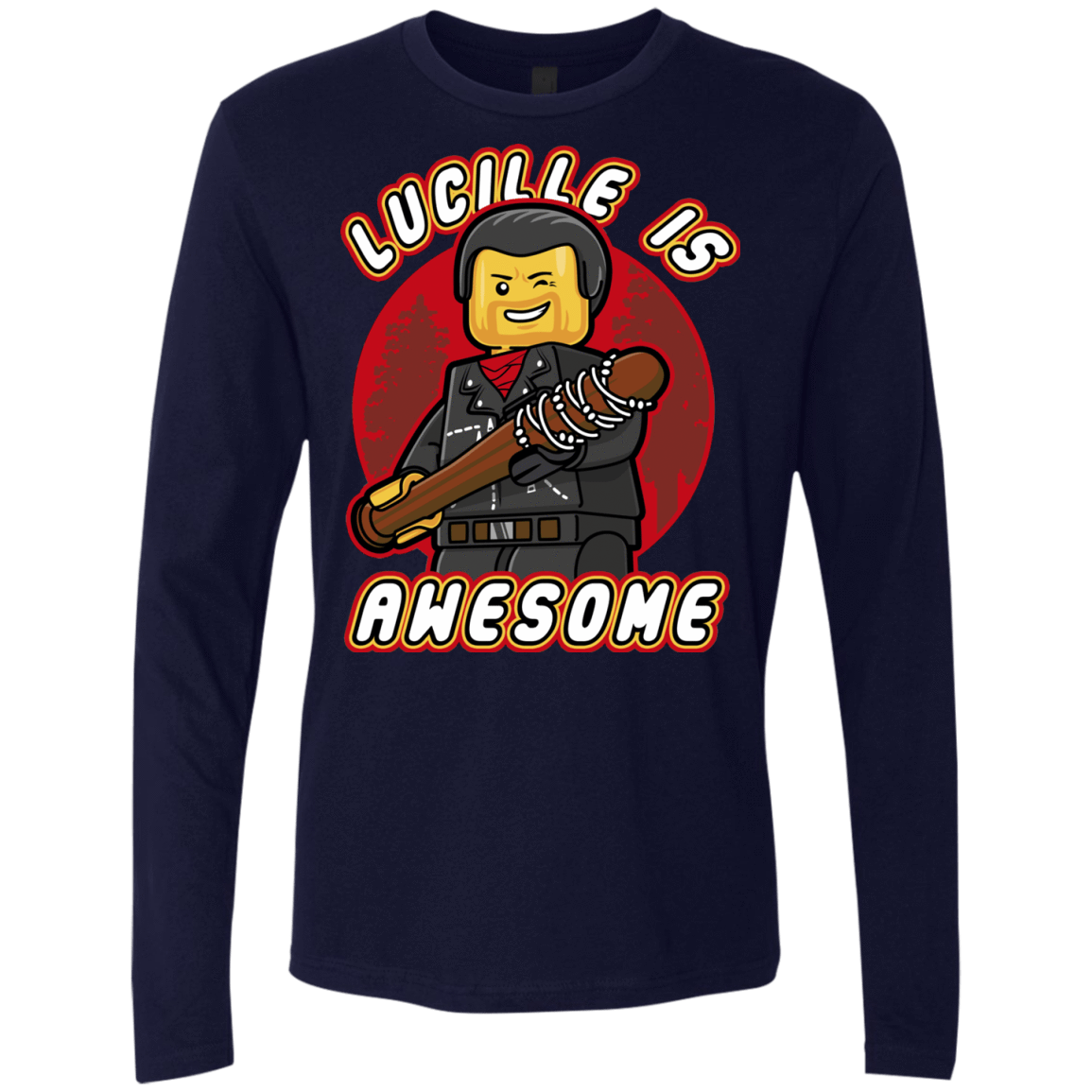 T-Shirts Midnight Navy / Small Lucille is Awesome Men's Premium Long Sleeve